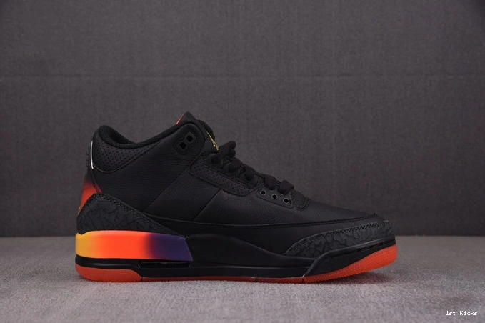 1st Kicks Shoes fn0344- 1521 AllSeason 3 x air j balvin jordan black 1112